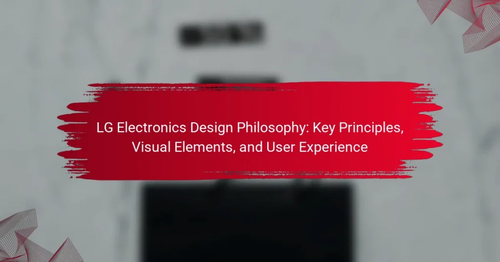 LG Electronics Design Philosophy: Key Principles, Visual Elements, and User Experience