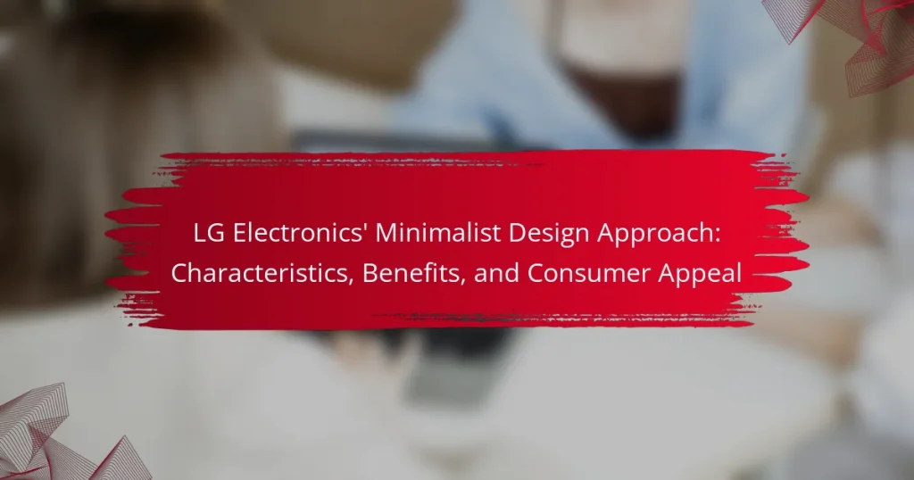 LG Electronics’ Minimalist Design Approach: Characteristics, Benefits, and Consumer Appeal